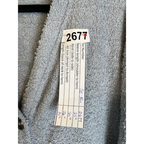 Honeydew Intimates Gray Morning Bliss Cardigan, XL - Picture 8 of 8